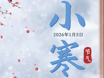 雪舞纷飞作小寒，腊梅点点迎春来